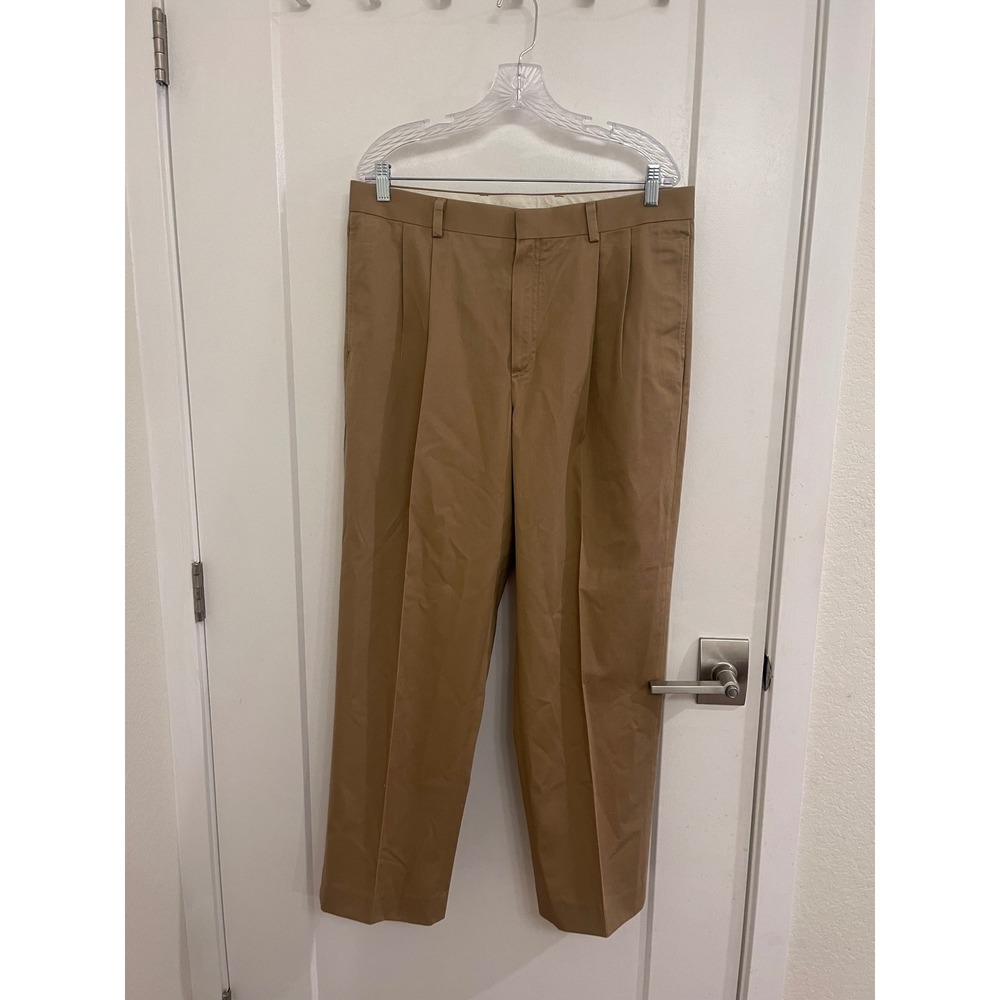 Vintage LL Bean Men's Business Preppy Pants 90s Pleated